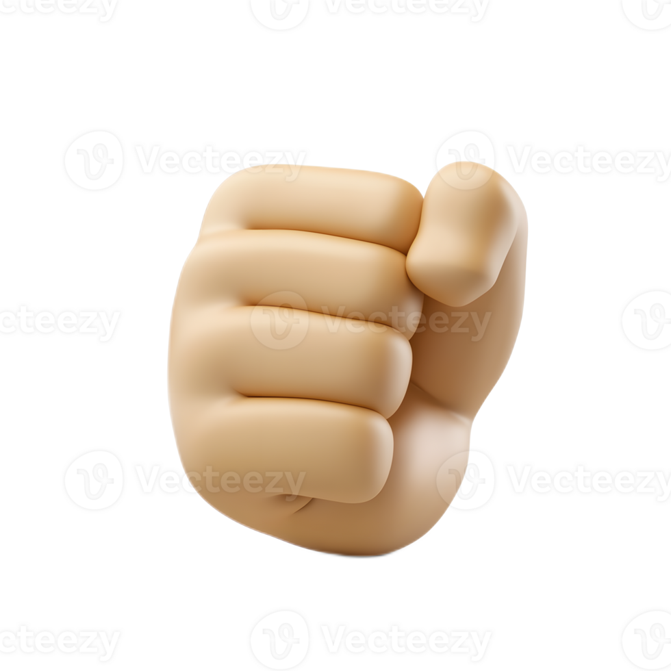 Celebratory Fist Bump Gesture in Minimalist Style png