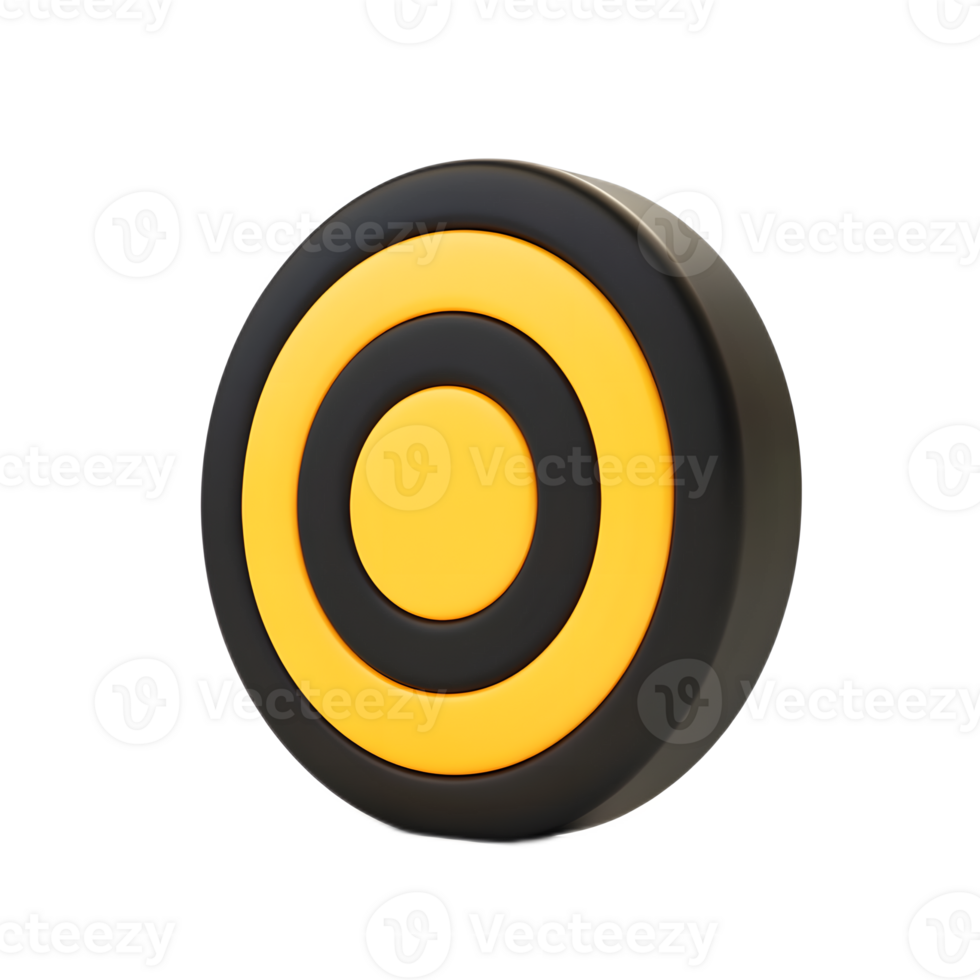 Vibrant Bullseye Target Minimalist Graphic Symbol for Branding Advertising and Marketing Concepts png