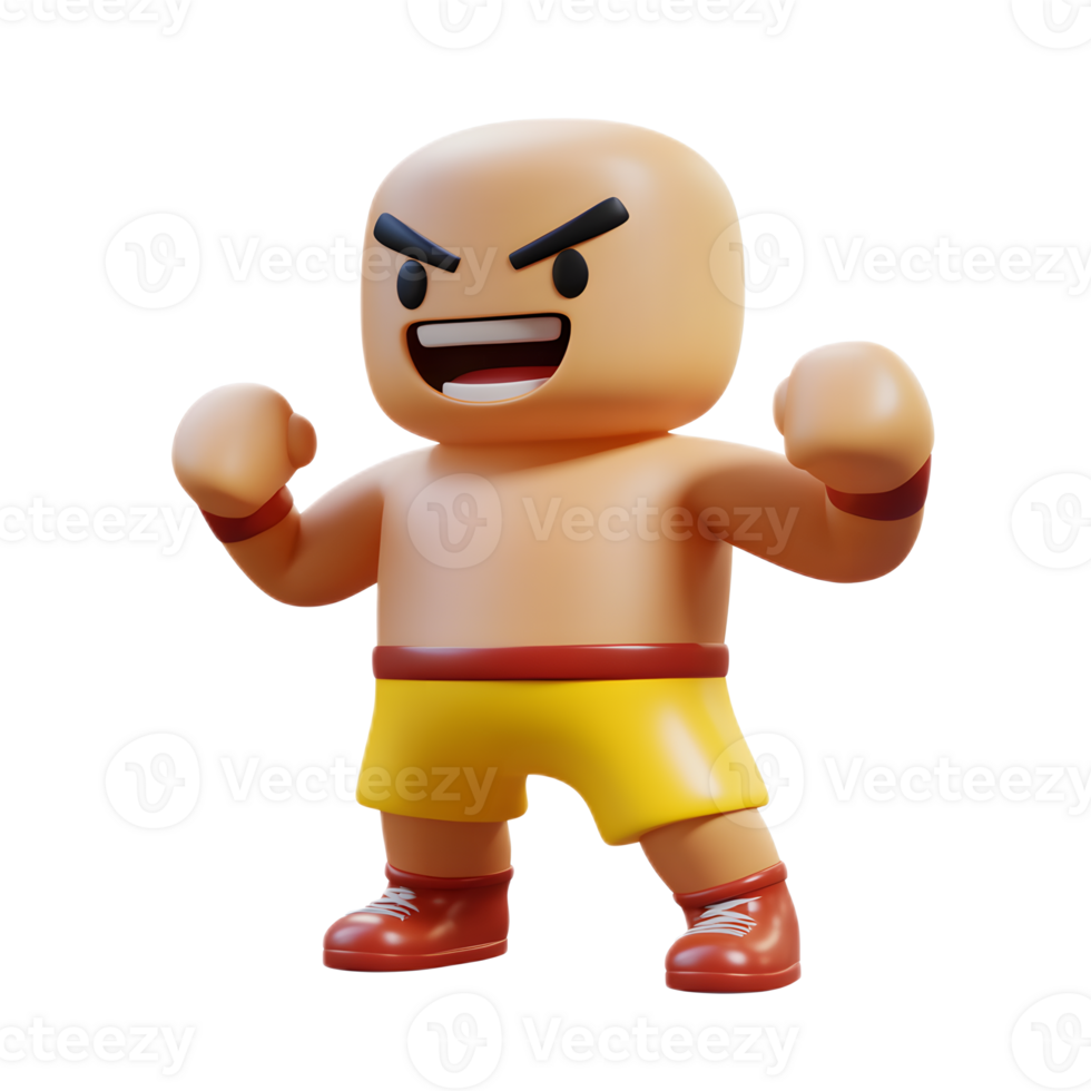 Fierce Wrestler Emoji Muscular Athlete in Competitive Sports png