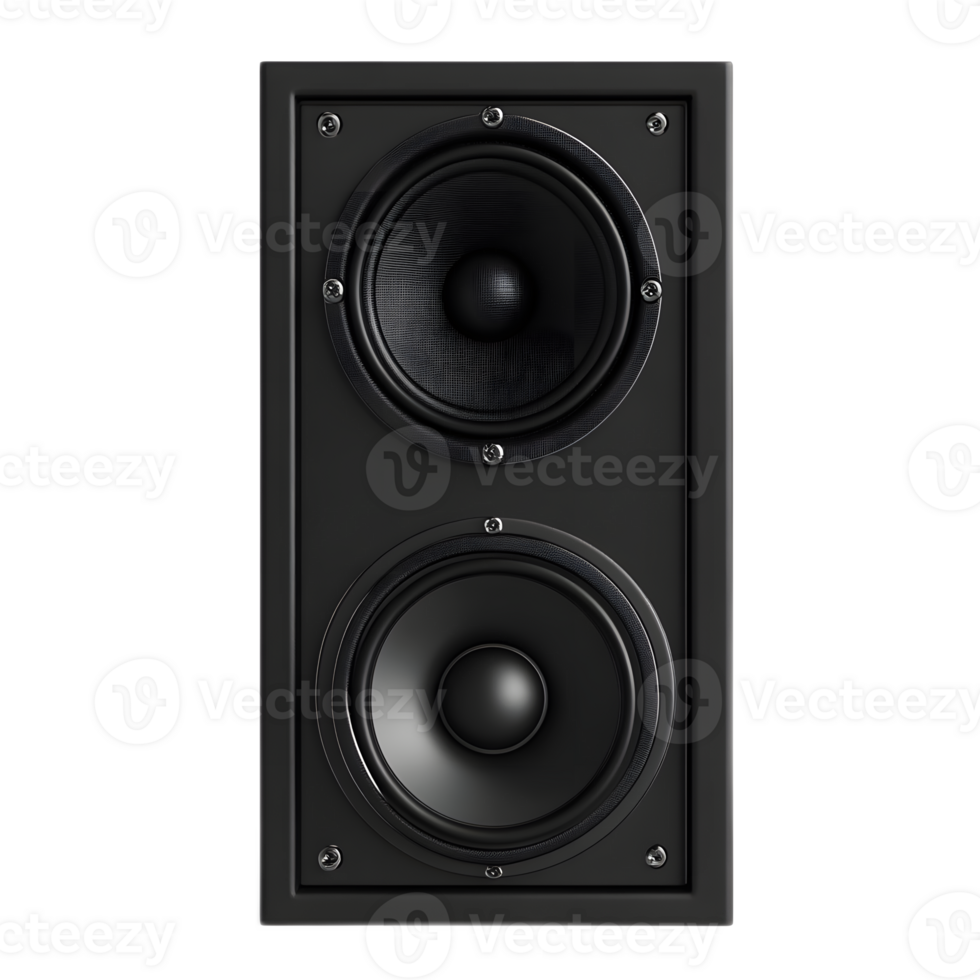 Minimalist Low Volume Speaker Isolated on White Background png