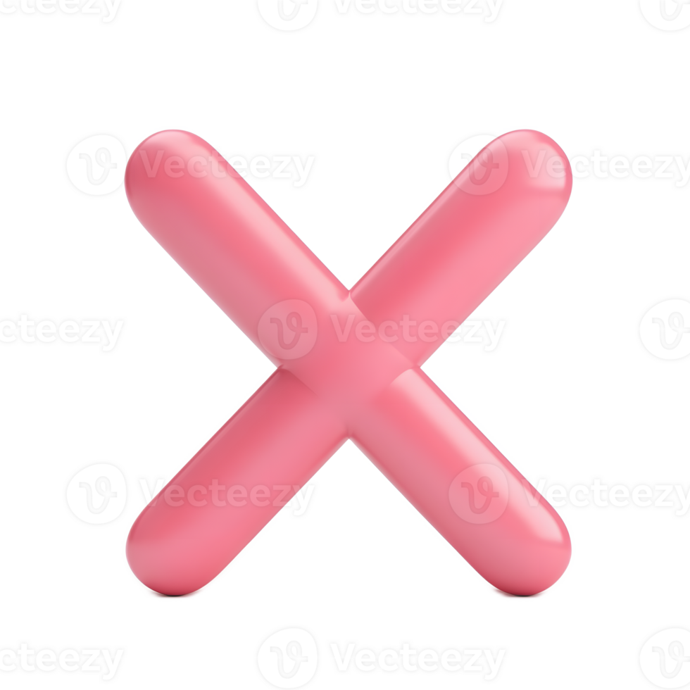 Vibrant X Shaped Symbol Against Stark White Background png