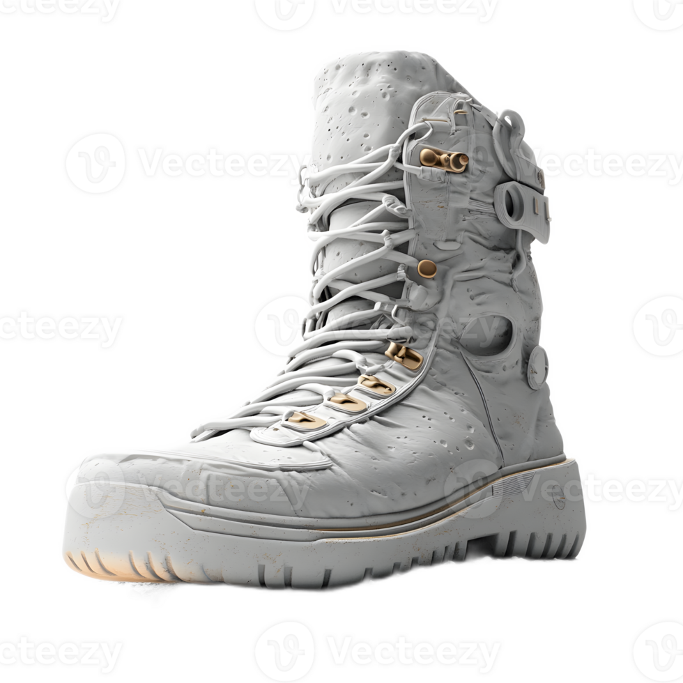 Futuristic Space Boot on Lunar Surface for Cosmic png