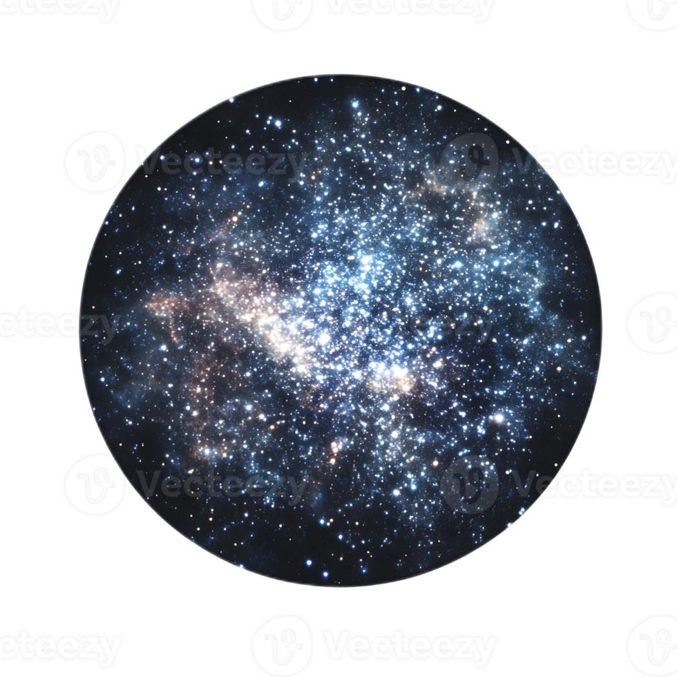 Captivating Distant Star Cluster Enchanting Cosmic Landscape of Glowing Galaxies and Luminous Nebulae in the Vast Expanse of the Universe png