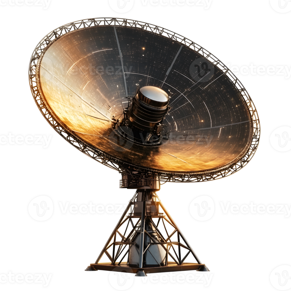 Captivating Visualization of Deep Space Radio Signals from Powerful Observatory Dish png