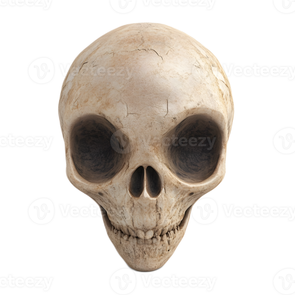 Enigmatic Alien Skull Fossil Discovery in Ancient Archaeological Site png