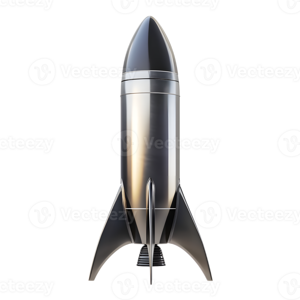 Powerful Rocket Spacecraft Blasting Off into the Boundless Cosmos png