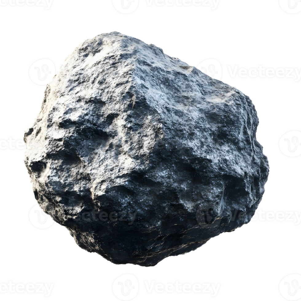 Massive Floating Asteroid in Vast Cosmic Expanse png