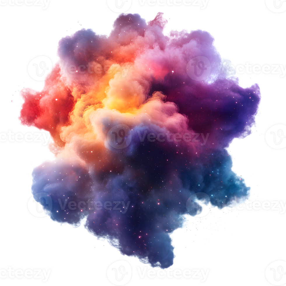 Supernova Explosion Cosmic Illumination in Vibrant Hues of the Universe png
