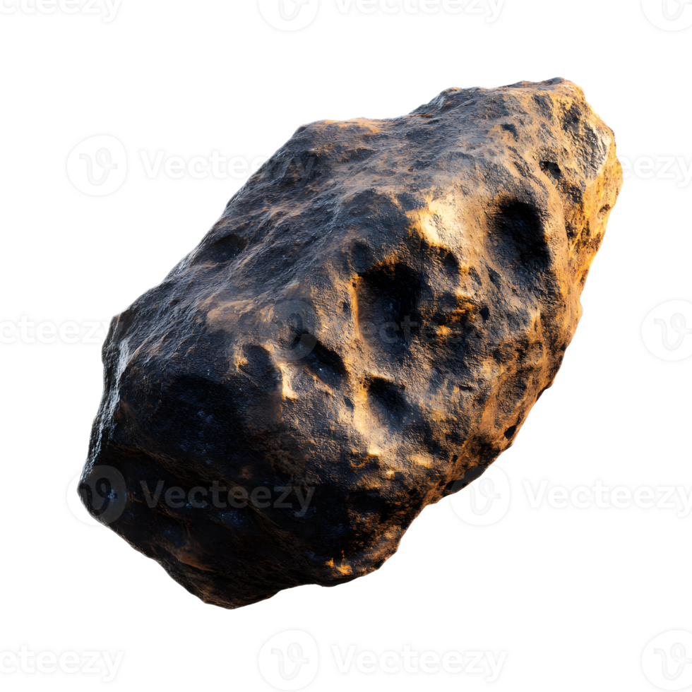Solitary Astral Rock Floating in Cosmic Dimensions png