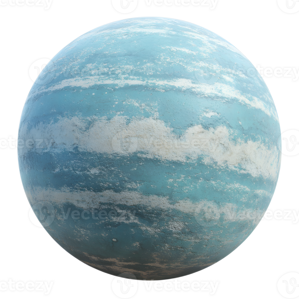 Tilted Axis of Uranus the Mysterious Gas Giant Planet in the Solar System png
