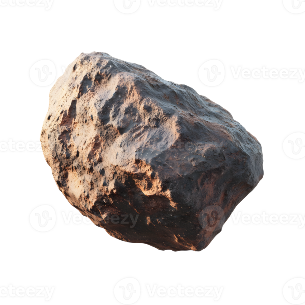 Majestic Asteroid Floating in the Vast Cosmic Expanse of Space png