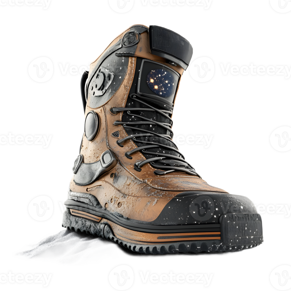 Specialized Space Boot for Lunar and Moonwalking Adventure png