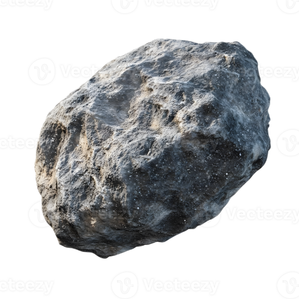 Mysterious Floating Asteroid in the Cosmic Expanse png
