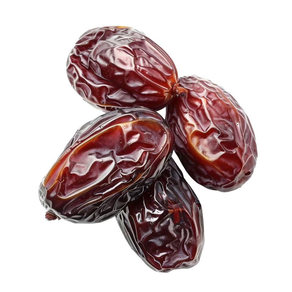 Sweet Medjool Dates Close Up View Delicious Fruit Snack png