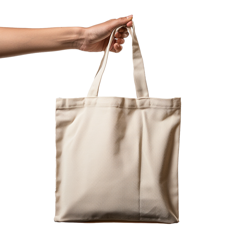 tote bag held by a hand eco friendly bag png