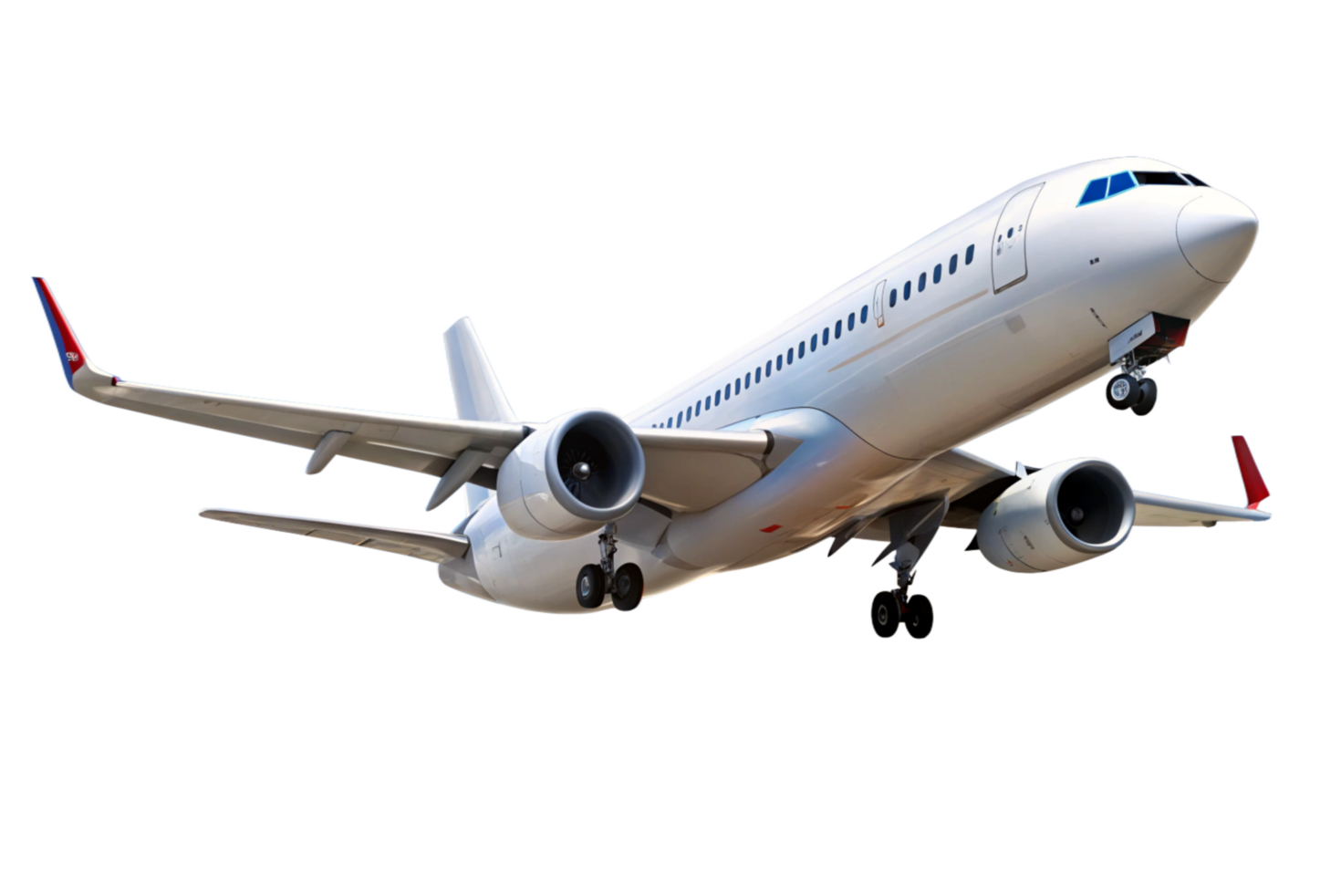 A Modern Passenger Airplane in Flight png
