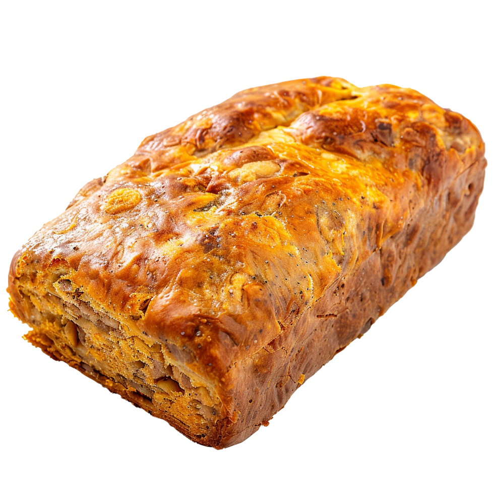 Delicious Homemade Loaf of Nutty Poppy Seed Bread png