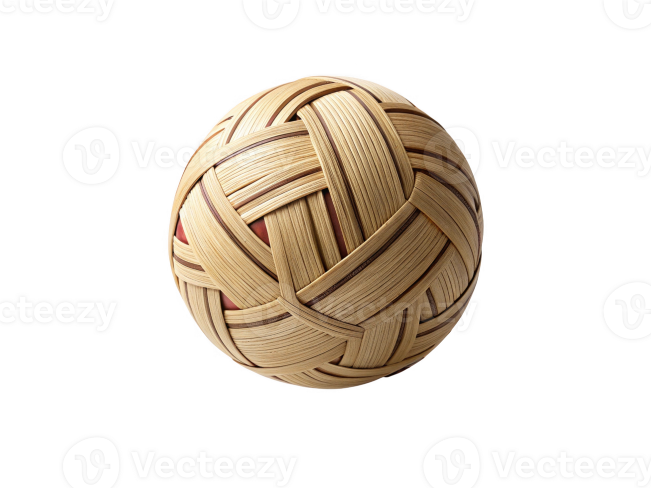 Woven rattan ball, traditional craft, decorative item, natural material, unique design, cultural significance png
