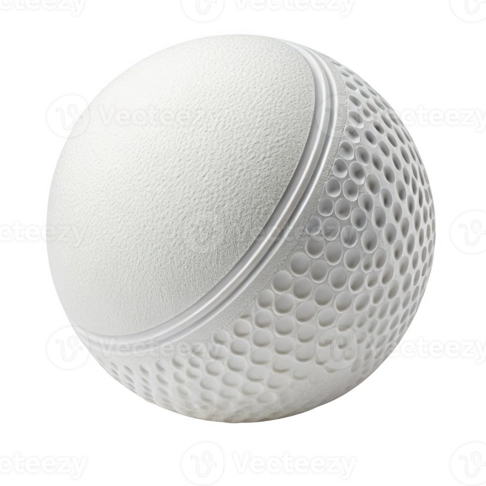 textured white ball with dimpled surface, resembling golf ball, showcasing its unique design and material png