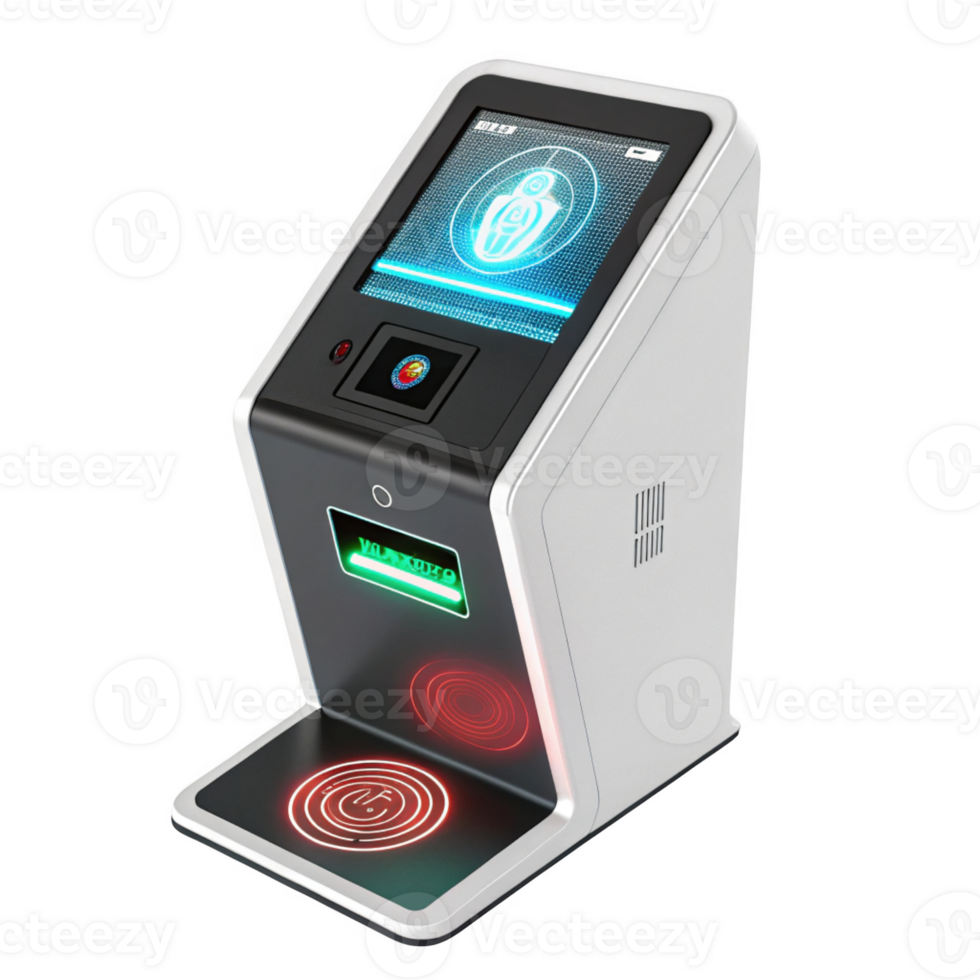 Smart biometric scanner with fingerprint recognition and user interface png