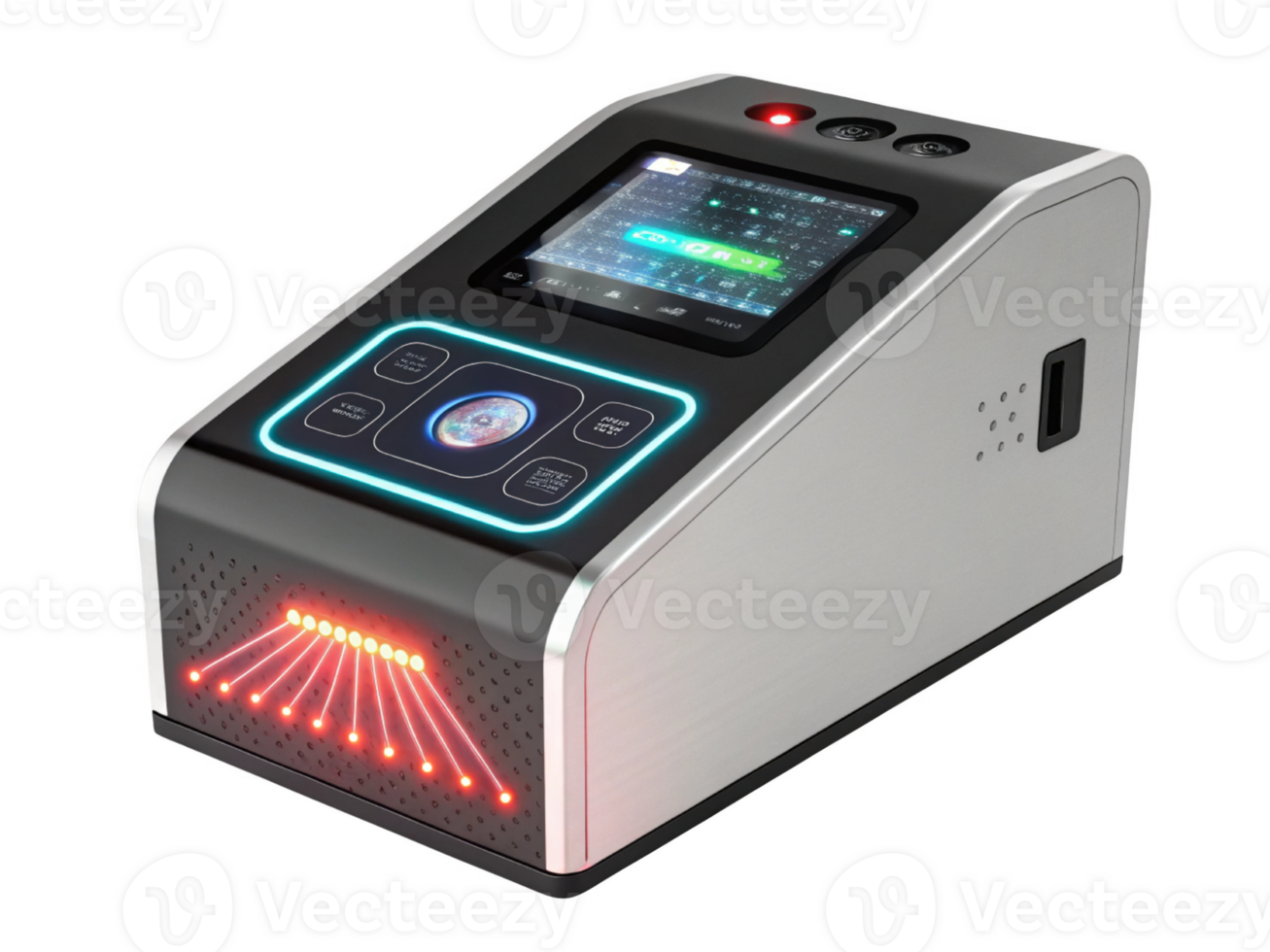 High tech beauty device with LED display and multiple functions for skin care png