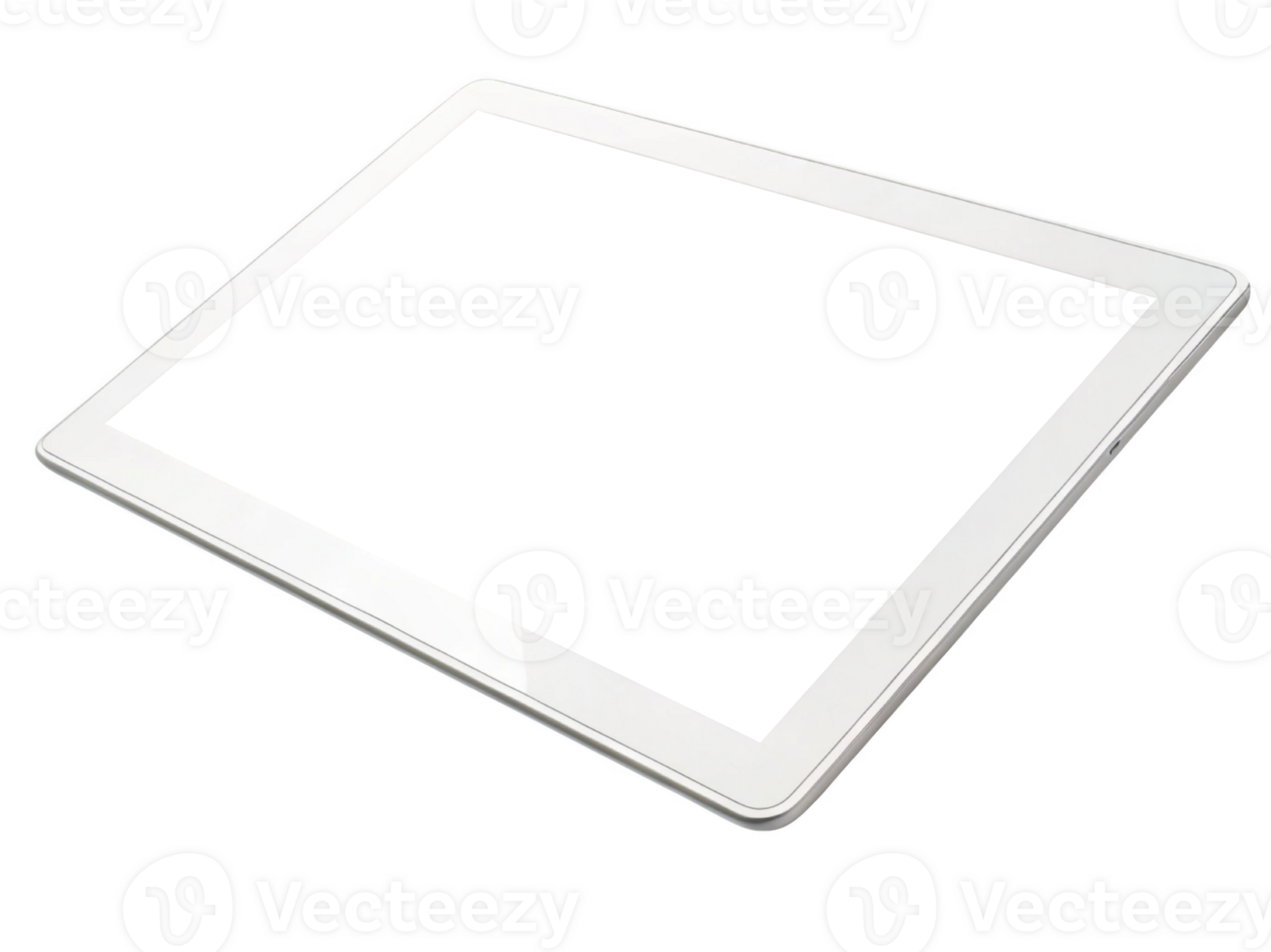 sleek tablet device showcasing modern technology with blank screen, perfect for digital applications and creativity png