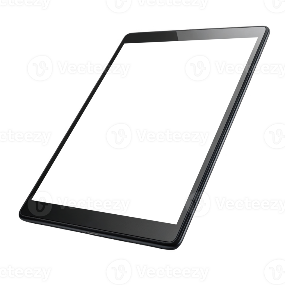 sleek tablet device showcasing modern design, perfect for technology enthusiasts and digital content creators png