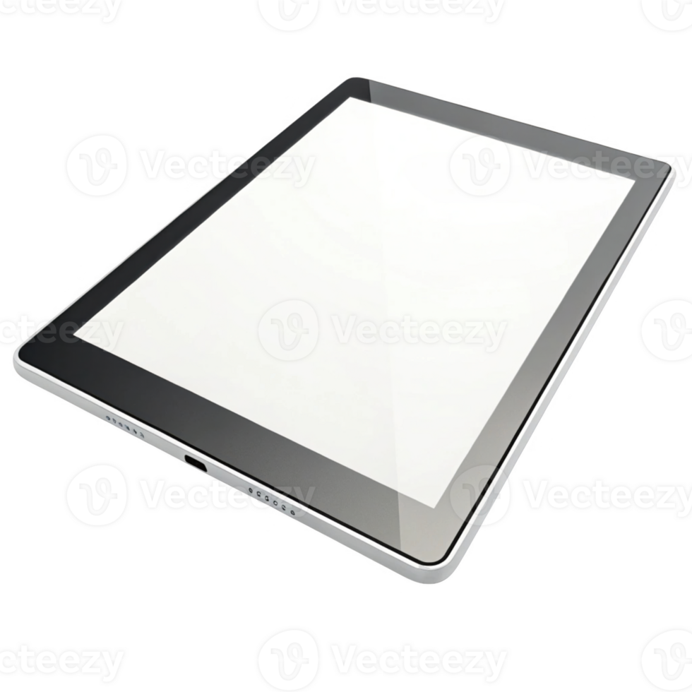 sleek tablet showcasing modern technology, perfect for digital tasks and creativity. Its minimalist design enhances any png