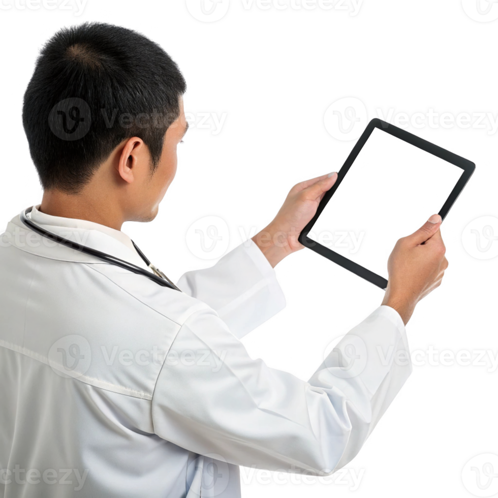 healthcare professional using technology to enhance patient care and communication. This showcases integration of modern tools png
