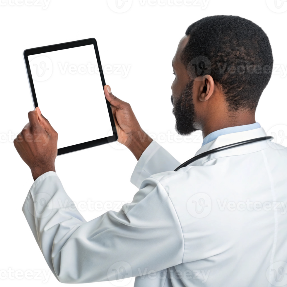 healthcare professional using technology to enhance patient care, showcasing modern approach to medicine png