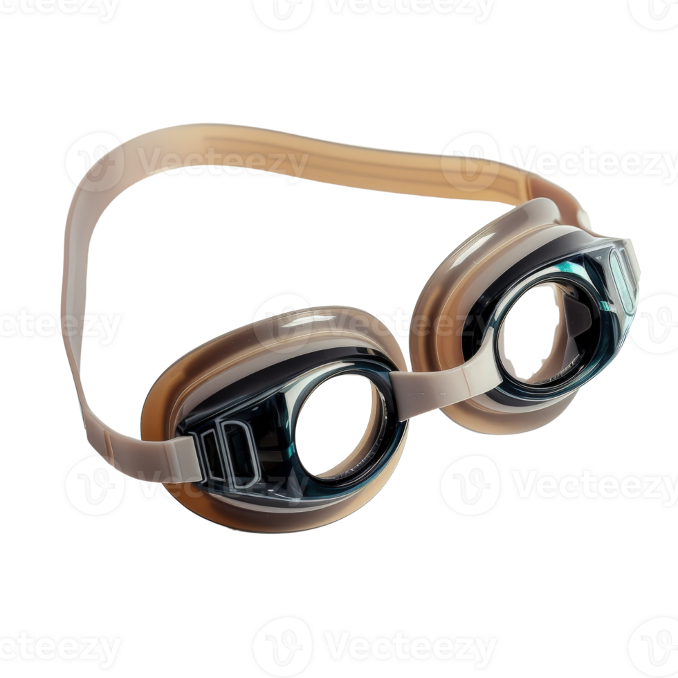 Clear Swimming Goggles with Adjustable Strap for Optimum Comfort and Visibility in Aquatic Environments png