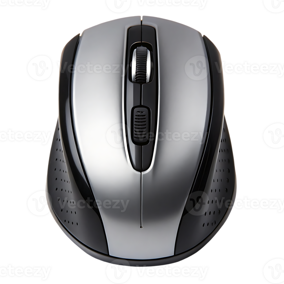 Wireless computer mouse, ergonomic design png