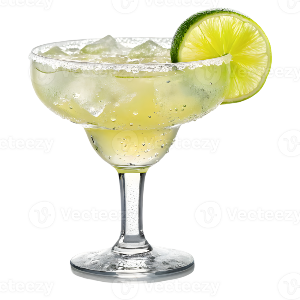 Refreshing margarita cocktail with lime. png