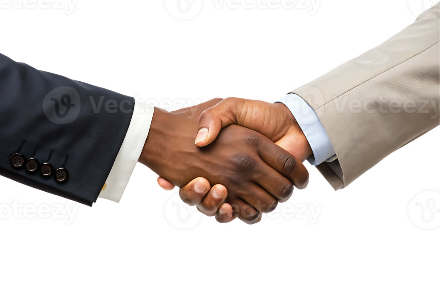 Two businessmen shaking hands, agreement png