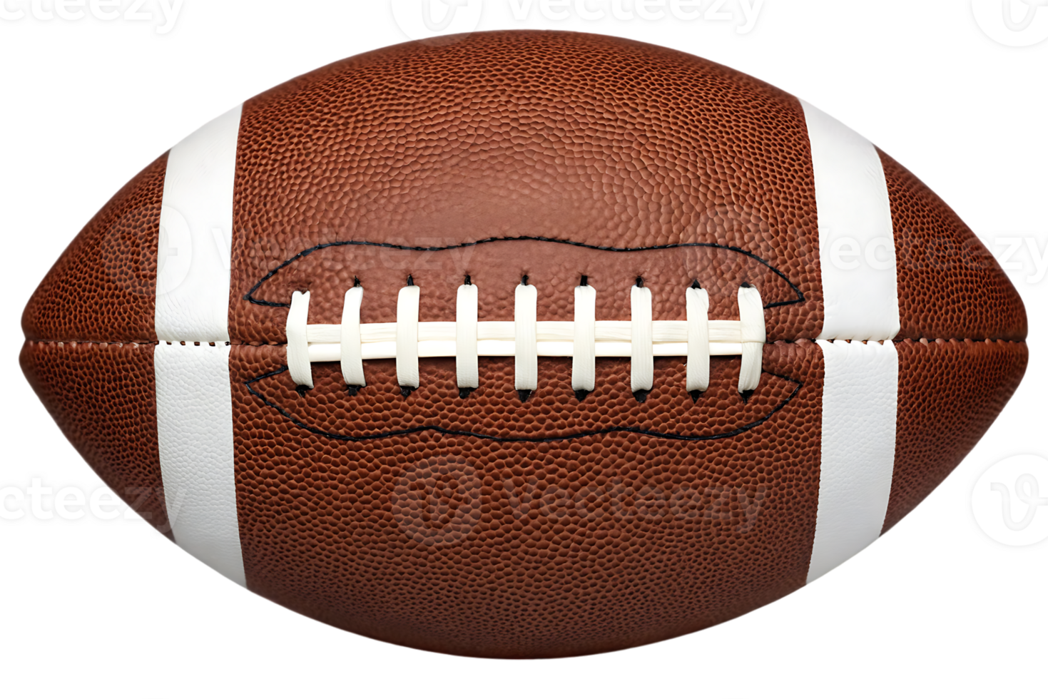Close up of an American football. Game, sport, competition. png