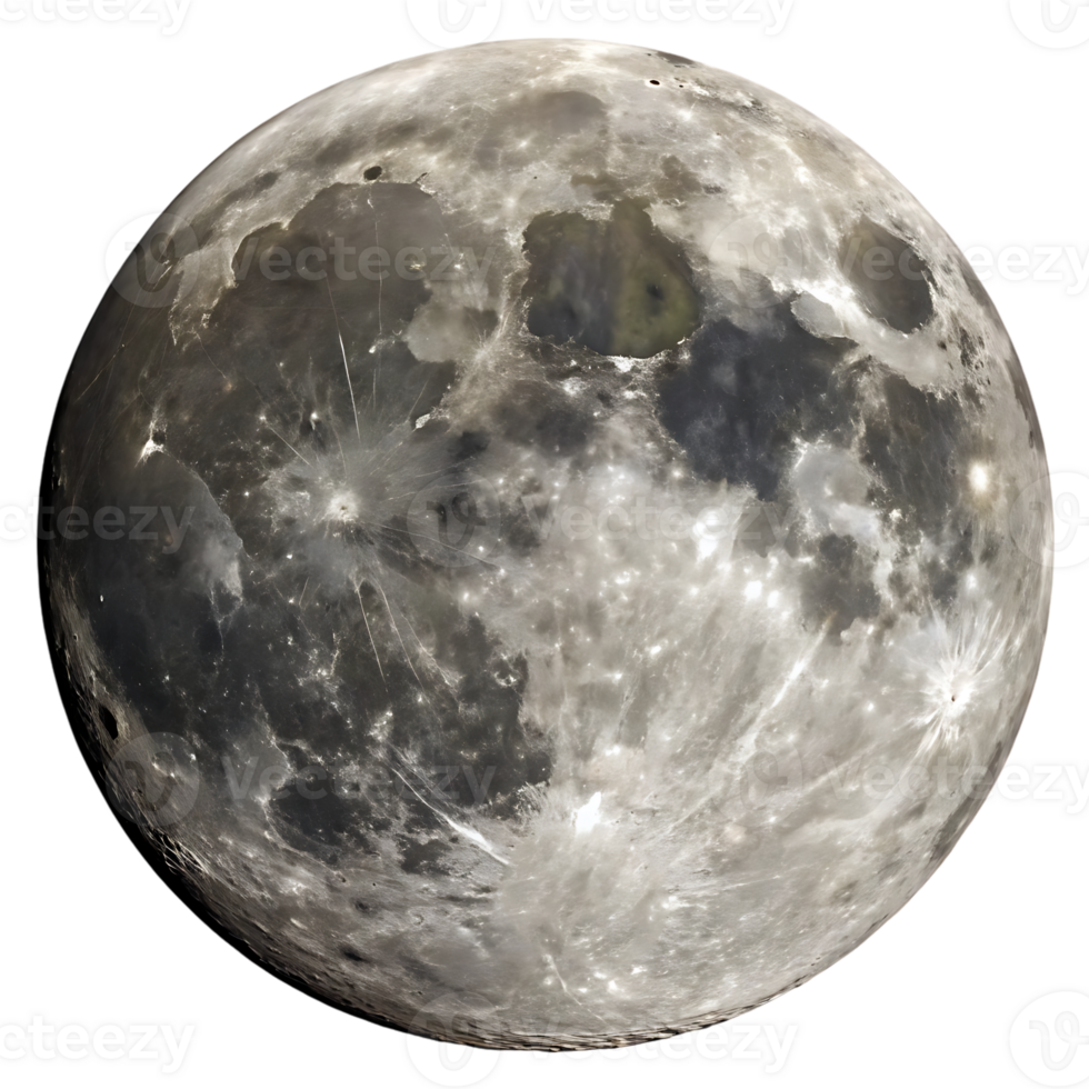 High resolution image of the full moon's surface. png