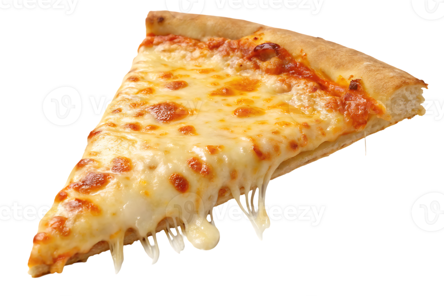 A slice of delicious cheese pizza with melted cheese. png