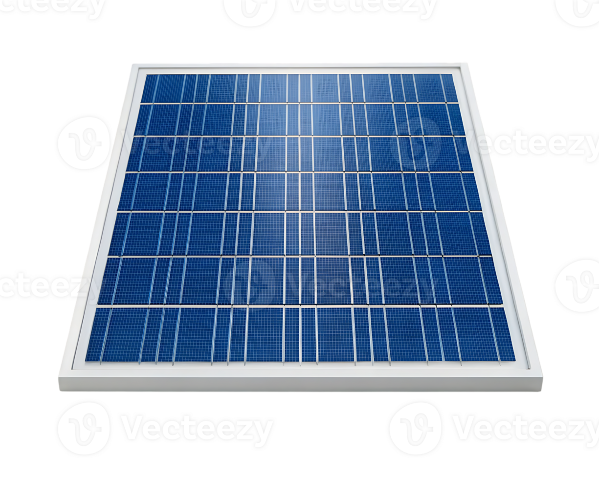 Single solar panel, clean energy source png