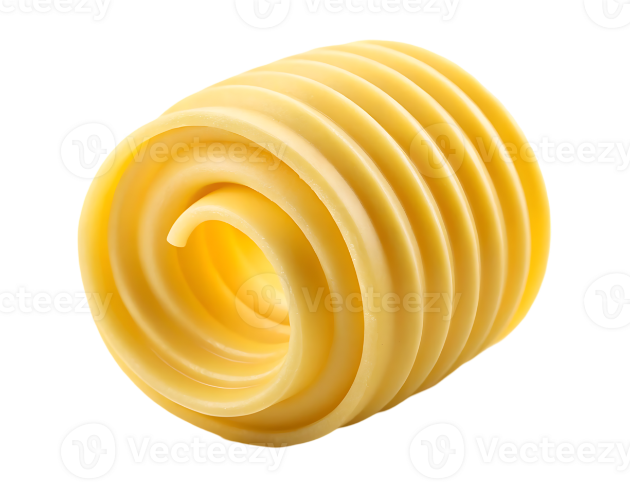 Close up of a roll of butter png