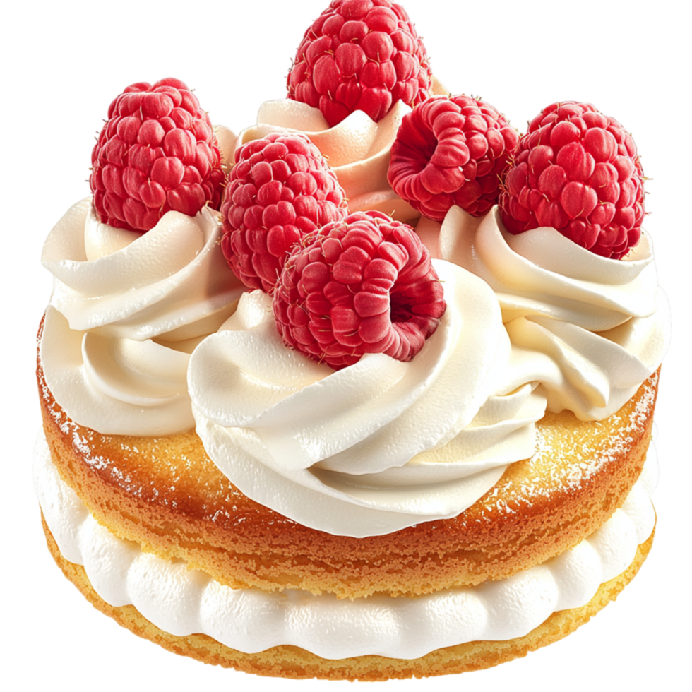 Raspberry tart flaky crust whipped cream tempts irresistibly sweet. png