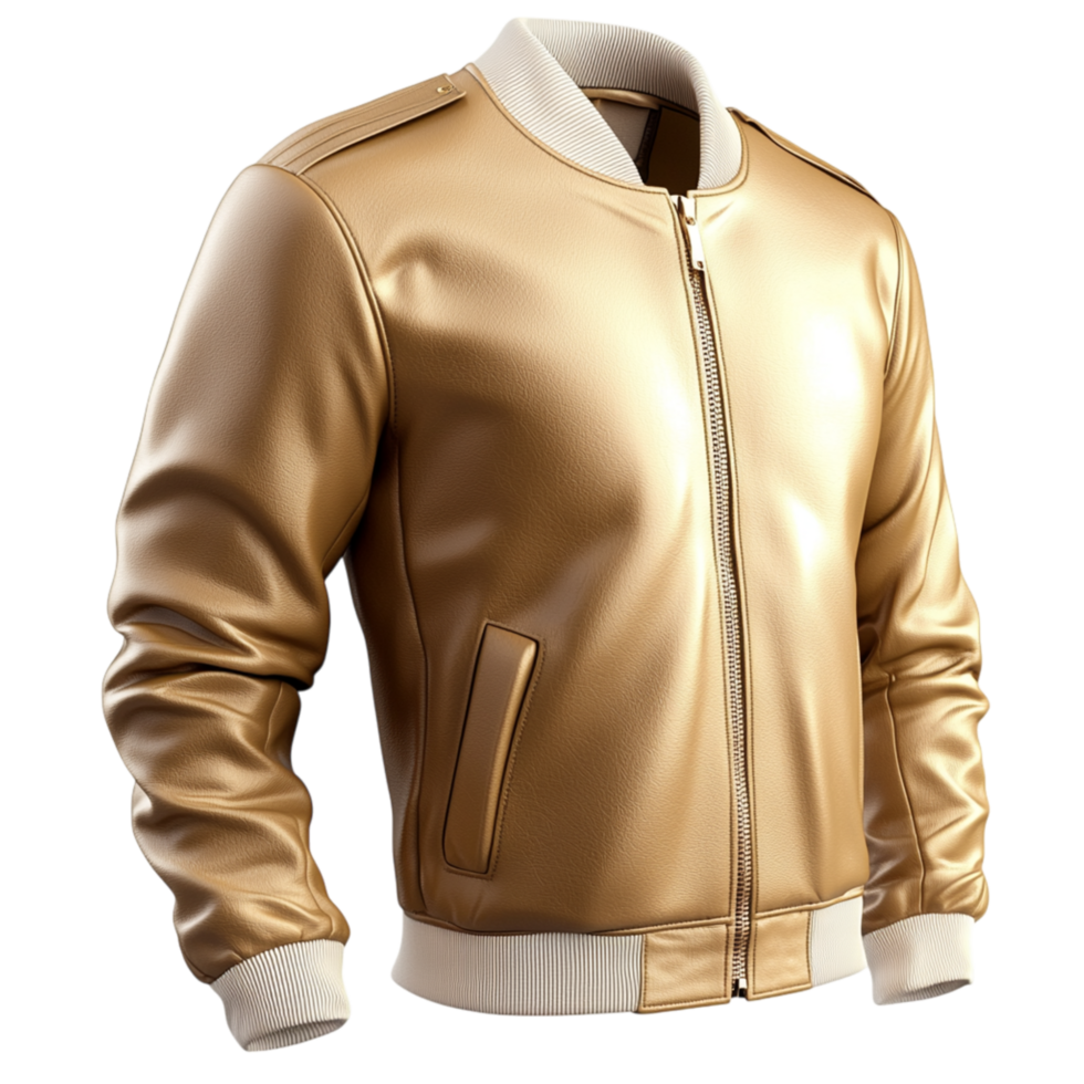 Rugged brown leather jacket bold lapels deep pockets remains an ic staple for adventurous fearless fashion statements. png