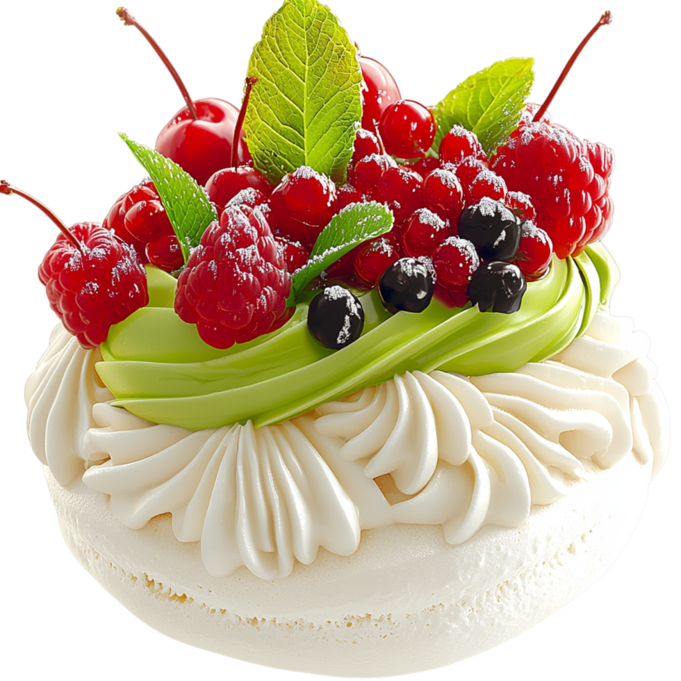 Light meringue delicately crowned cream edible flowers showcases exquisite pastry craftsmanship delicate dessertistry. png