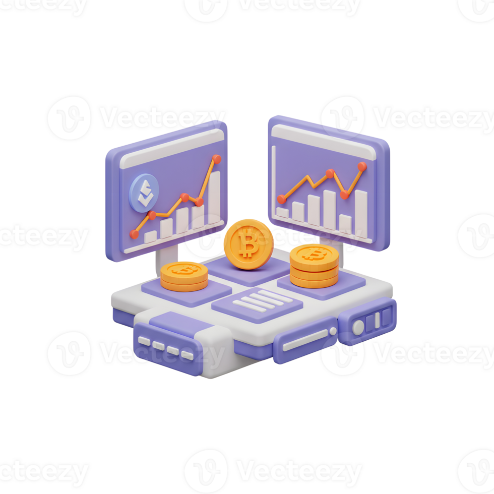 Bitcoin and Crypto Currency Trading Platform with Financial Charts png