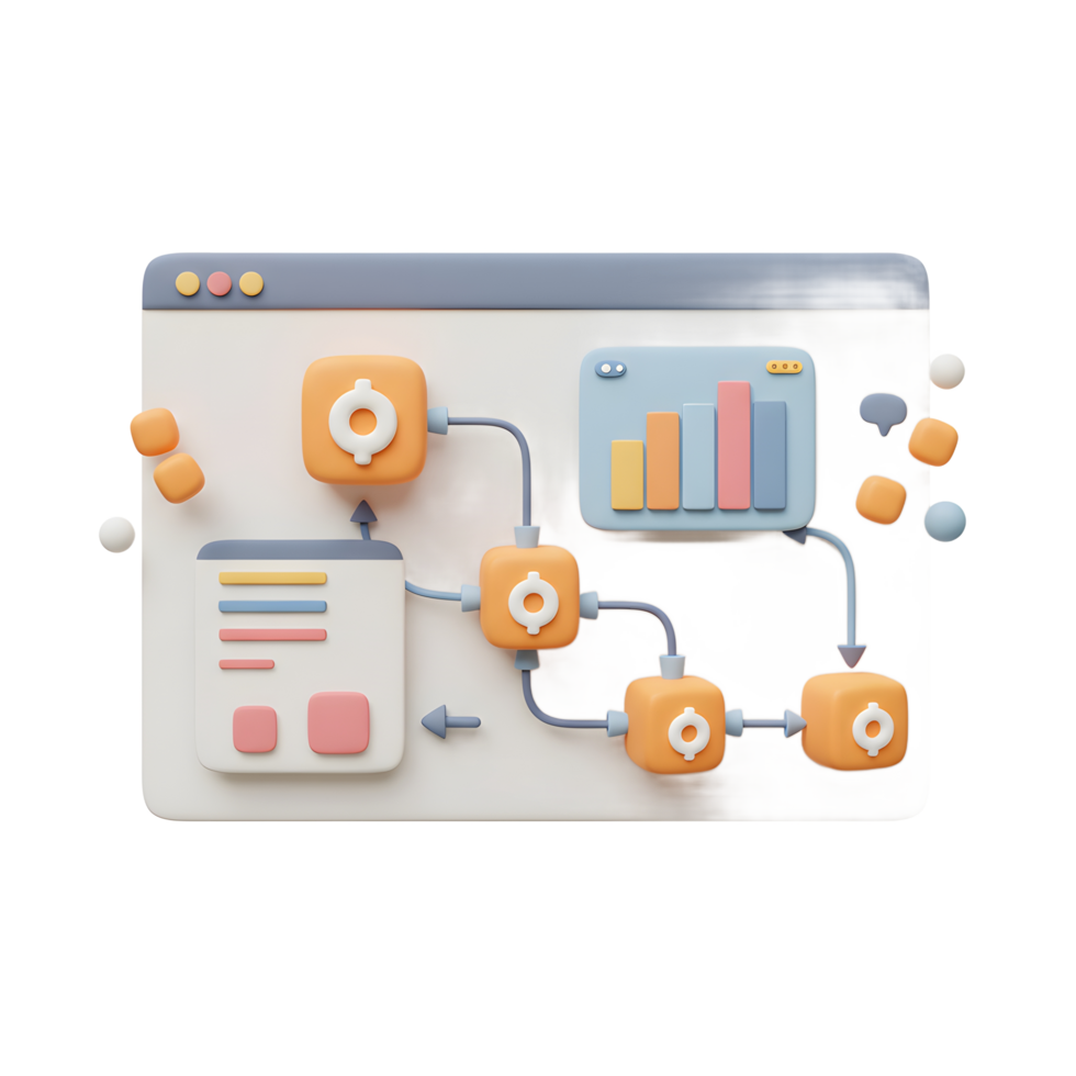 Illustrative Financial Data Flowchart within a Web Browser Interface png