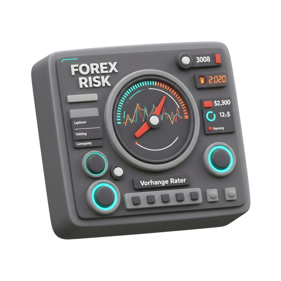 Forex Risk Monitor Displaying Financial Data for Trading Analysis Concept png