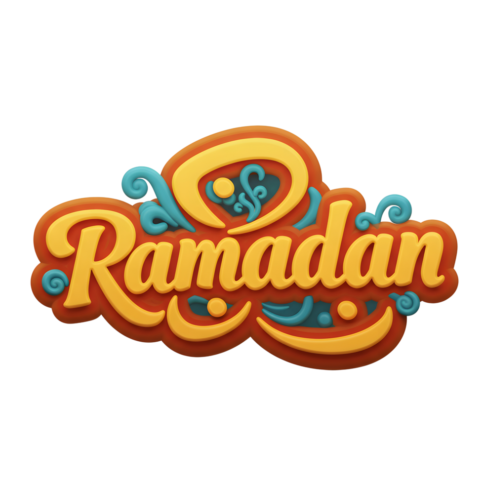 Ramadan Decorative Design on White Background for Festive Celebrations png