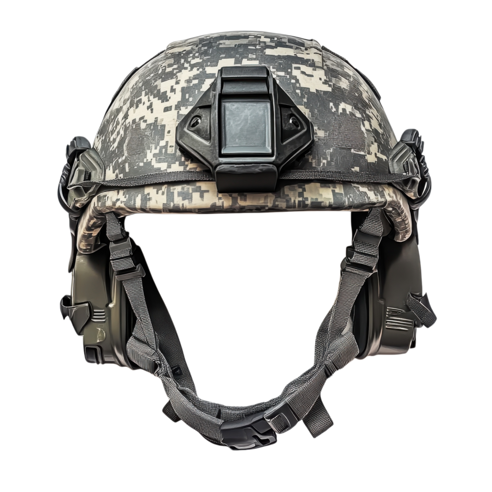 Army Kevlar Helmet White Background on transparent background. png