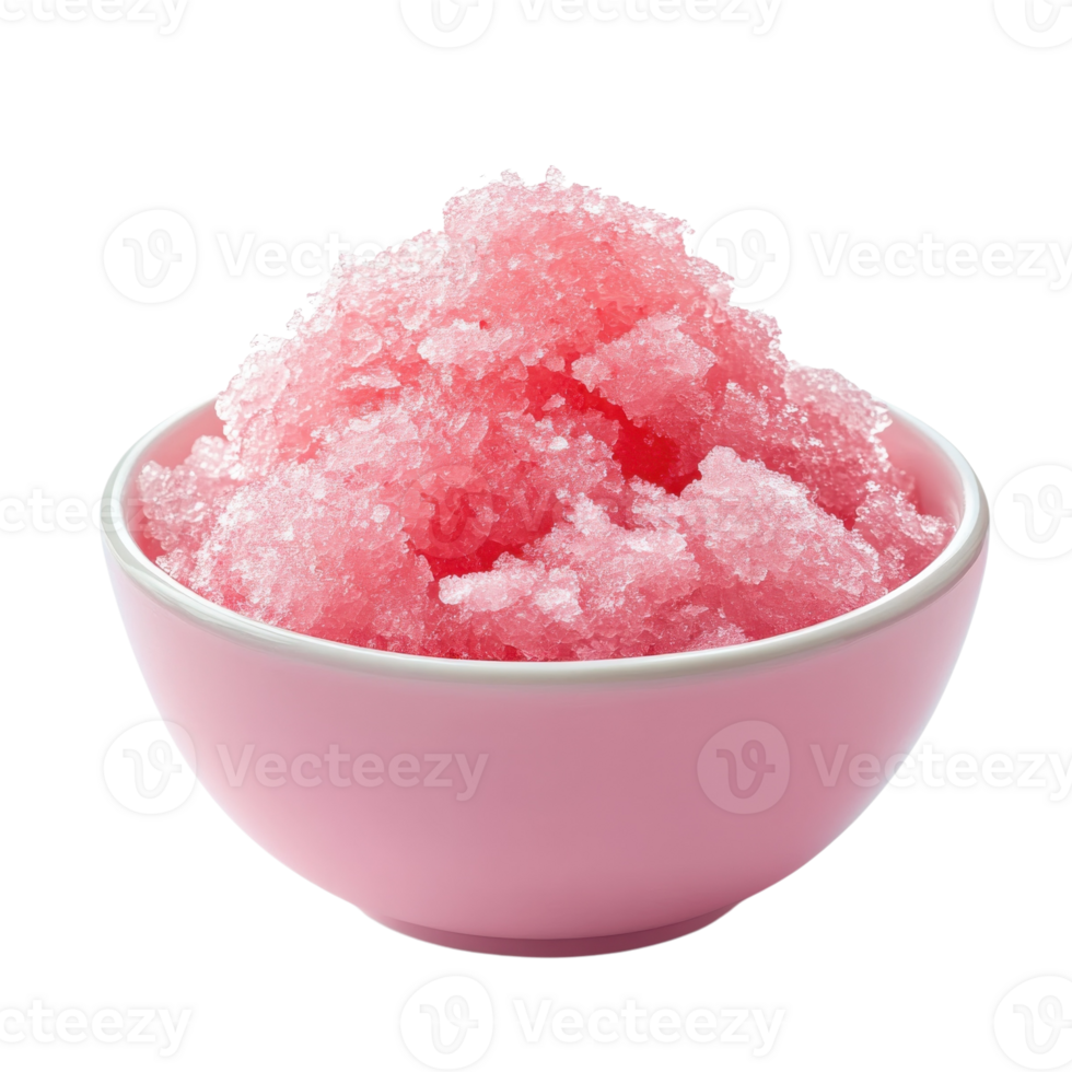 Refreshing Summer Shaved Ice on transparent background. png
