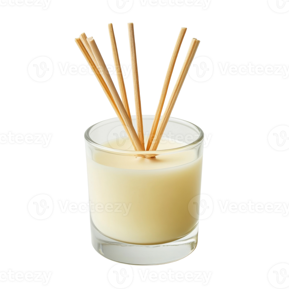 Scenic Soy Candle on White on transparent background. png