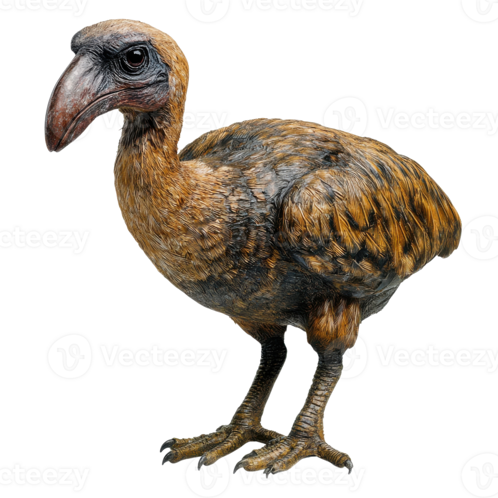 Extinct Dodo Bird White Background on transparent background. png